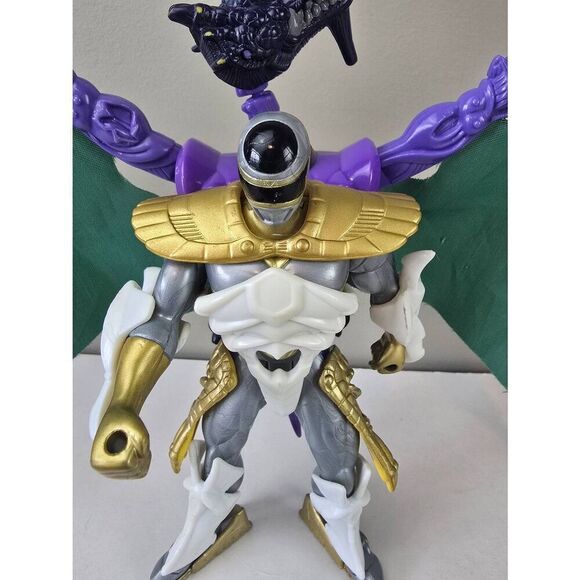 MMPR In Space Silver Battlizer Figure - Picture 2 of 6